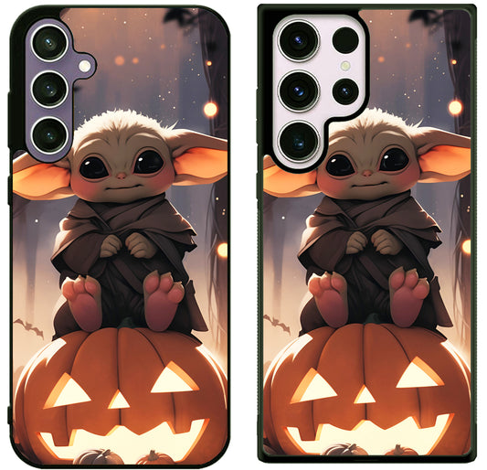 Baby Yoda Pumpkin Halloween Samsung Galaxy S25 | S25+ | S25 Ultra Case