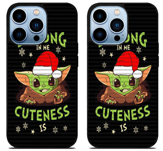Baby Yoda Strong in Me iPhone 15 Pro | iPhone 15 Pro Max Case
