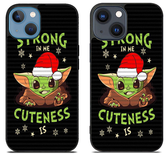 Baby Yoda Strong in Me iPhone 15 | iPhone 15 Plus Case