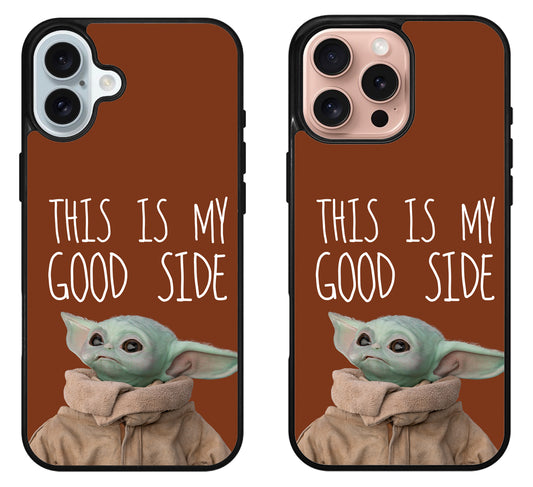 Baby Yoda This is my Good Side iPhone 16 | 16 Plus | 16 Pro | 16 Pro Max Case