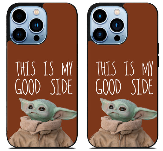 Baby Yoda This is my Good Side iPhone 15 Pro | iPhone 15 Pro Max Case