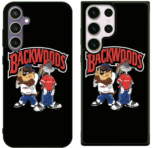 Backwoods Bunny And Taz Black Samsung Galaxy S25 | S25+ | S25 Ultra Case