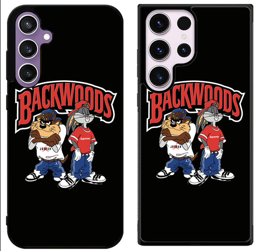 Backwoods Bunny And Taz Black Samsung Galaxy S24 | S24+ | S24 Ultra Case