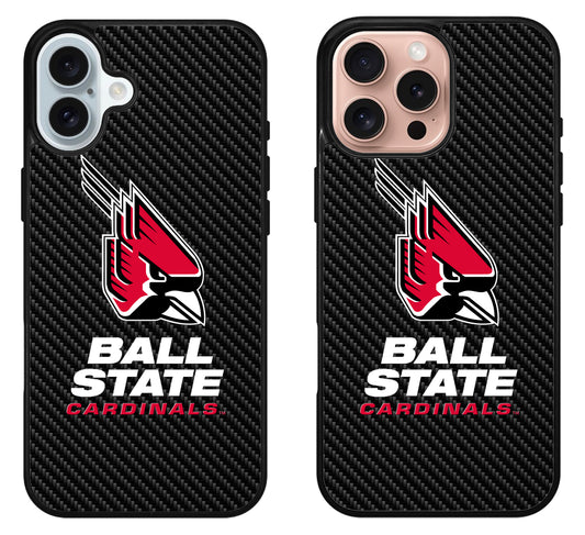 Ball State Cardinals Cool iPhone 16 | 16 Plus | 16 Pro | 16 Pro Max Case