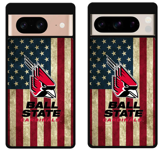 Ball State Cardinals Flag Google Pixel 8 | 8 Pro Case