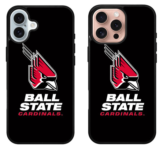 Ball State Cardinals Logo iPhone 16 | 16 Plus | 16 Pro | 16 Pro Max Case