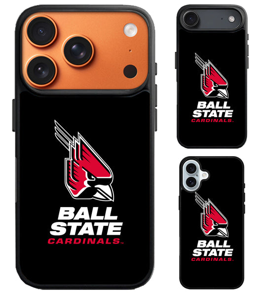 Ball State Cardinals Logo iPhone Air | iPhone 17 | 17 Pro | 17 Pro Max Case