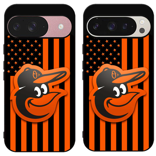 Baltimore Orioles Flag Google Pixel 9 | 9 Pro | 9 Pro XL Case