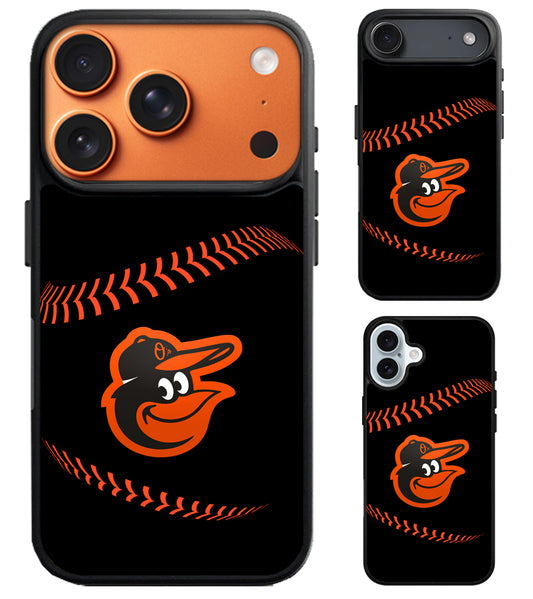 Baltimore Orioles Logo Baseball iPhone Air | iPhone 17 | 17 Pro | 17 Pro Max Case