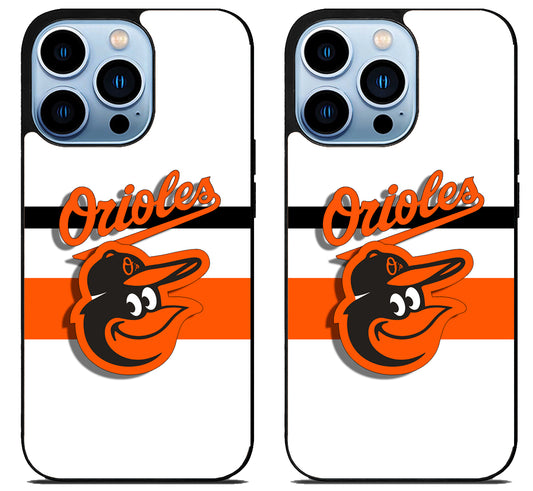 Baltimore Orioles Stripe iPhone 15 Pro | iPhone 15 Pro Max Case