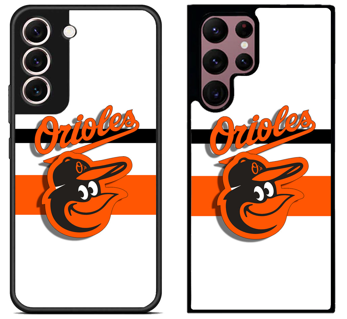 Baltimore Orioles Stripe Samsung Galaxy S22 | S22+ | S22 Ultra Case