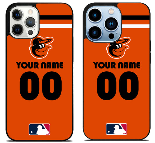 Custom Personalized Baltimore Orioles MLB iPhone 15 Pro | iPhone 15 Pro Max Case