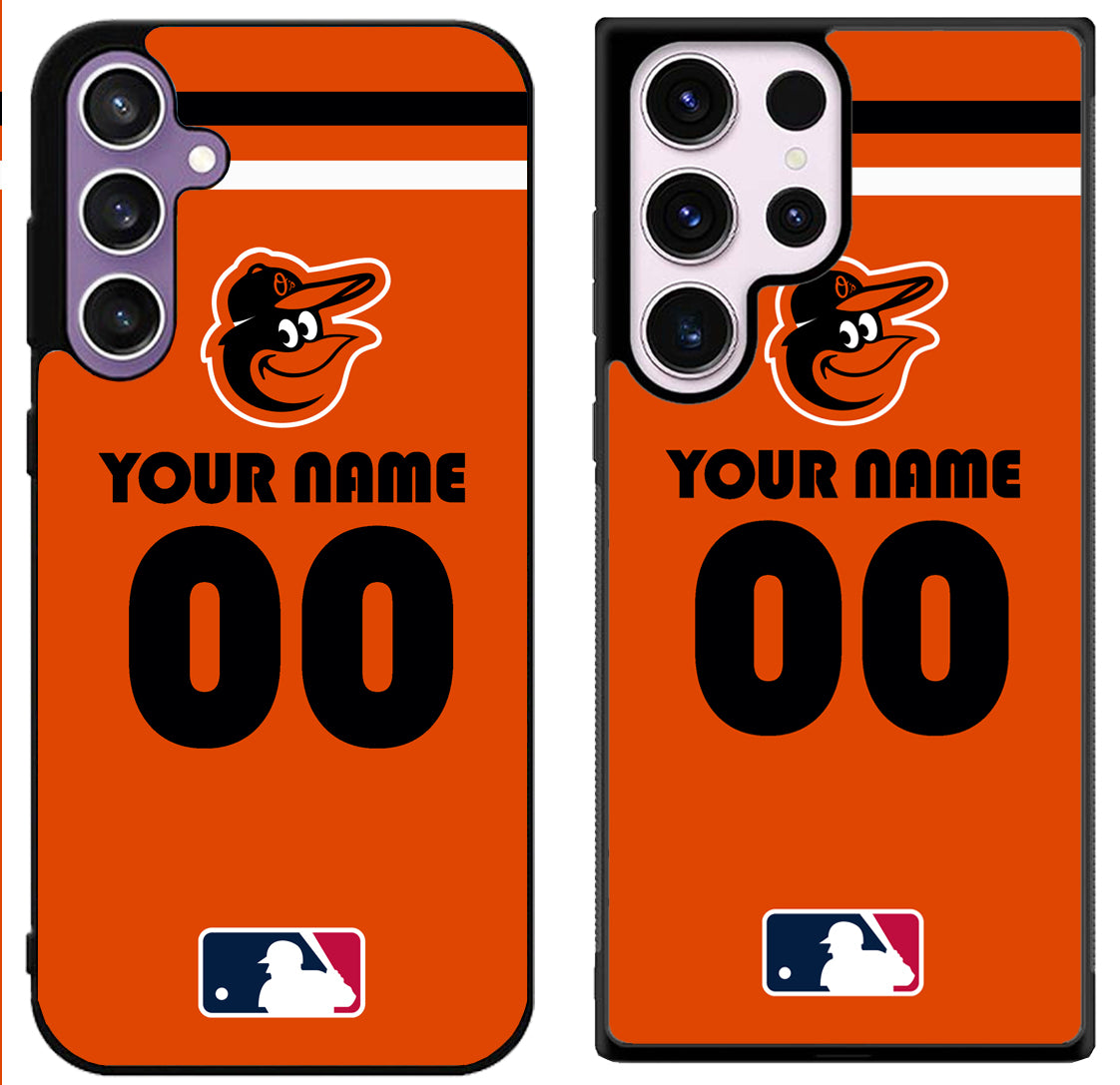 Custom Personalized Baltimore Orioles Samsung Galaxy S24 | S24+ | S24 Ultra Case