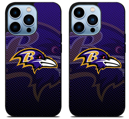 Baltimore Ravens Background iPhone 15 Pro | iPhone 15 Pro Max Case