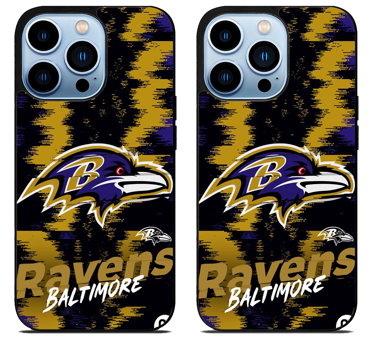 Baltimore Ravens Colorfull iPhone 15 Pro | iPhone 15 Pro Max Case