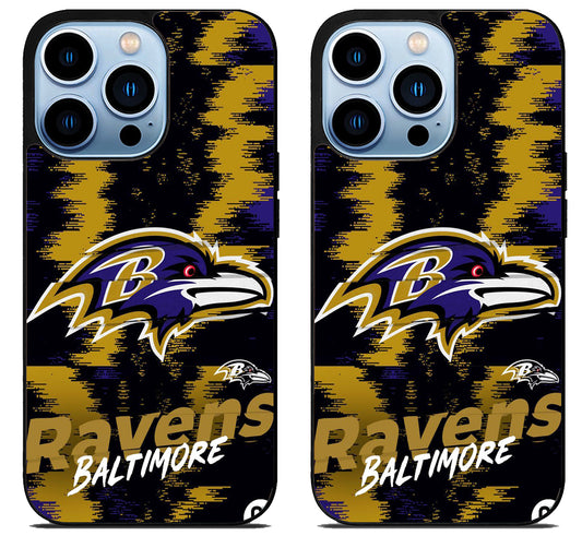 Baltimore Ravens Colorfull iPhone 15 Pro | iPhone 15 Pro Max Case