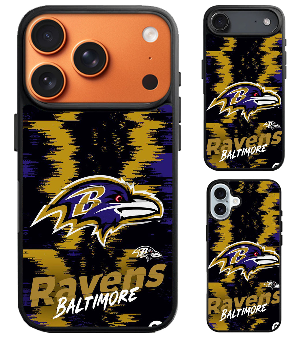 Baltimore Ravens Colorfull iPhone Air | iPhone 17 | 17 Pro | 17 Pro Max Case