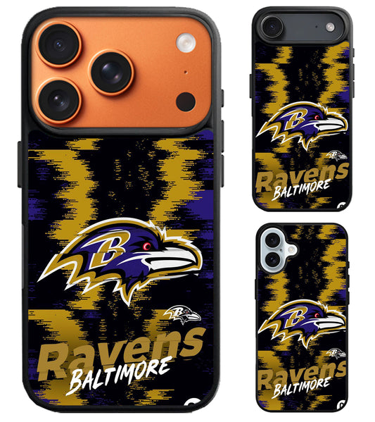 Baltimore Ravens Colorfull iPhone Air | iPhone 17 | 17 Pro | 17 Pro Max Case