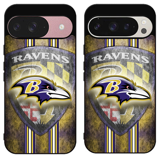 Baltimore Ravens Cover Google Pixel 9 | 9 Pro | 9 Pro XL Case