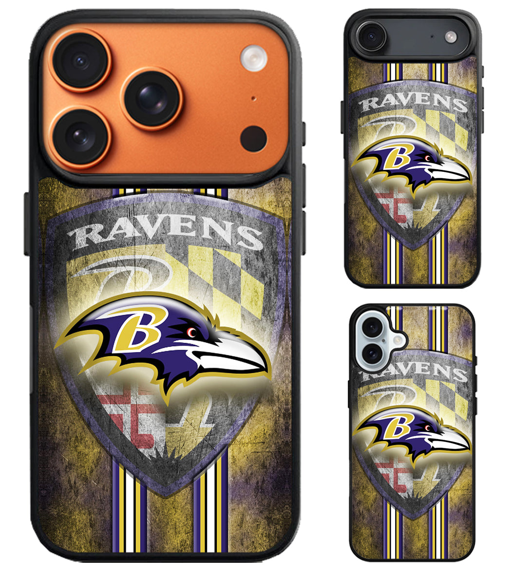 Baltimore Ravens Cover iPhone Air | iPhone 17 | 17 Pro | 17 Pro Max Case