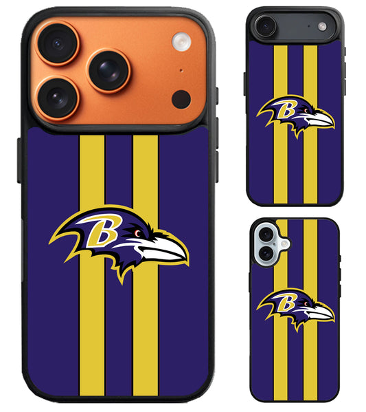 Baltimore Ravens Logo iPhone Air | iPhone 17 | 17 Pro | 17 Pro Max Case