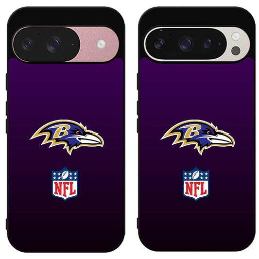 Baltimore Ravens NFL Logo Google Pixel 9 | 9 Pro | 9 Pro XL Case