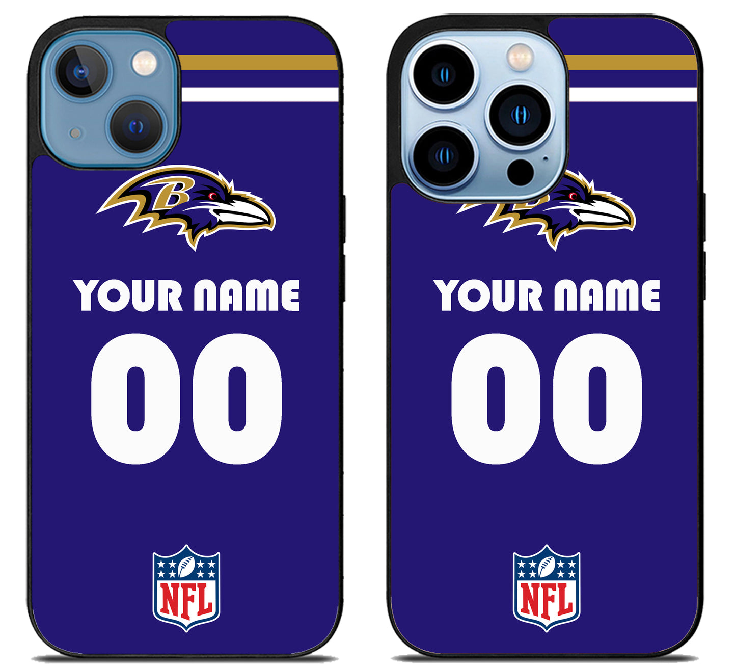 Custom Personalized Baltimore Ravens NFL iPhone 13 | 13 Mini | 13 Pro | 13 Pro Max Case