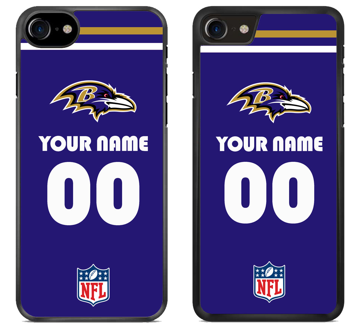 Custom Personalized Baltimore Ravens NFL iPhone SE 2020 | iPhone SE 2022 Case