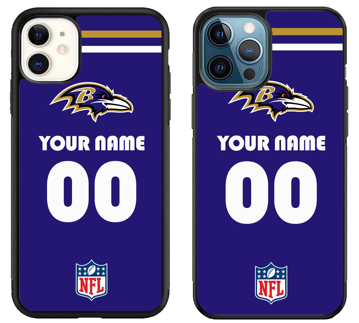 Custom Personalized Baltimore Ravens NFL iPhone 11 | 11 Pro | 11 Pro Max Case