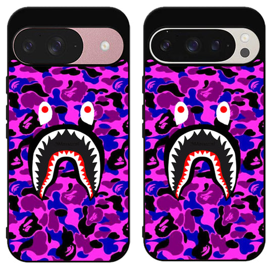 Bape Shark Camo Cover Google Pixel 9 | 9 Pro | 9 Pro XL Case