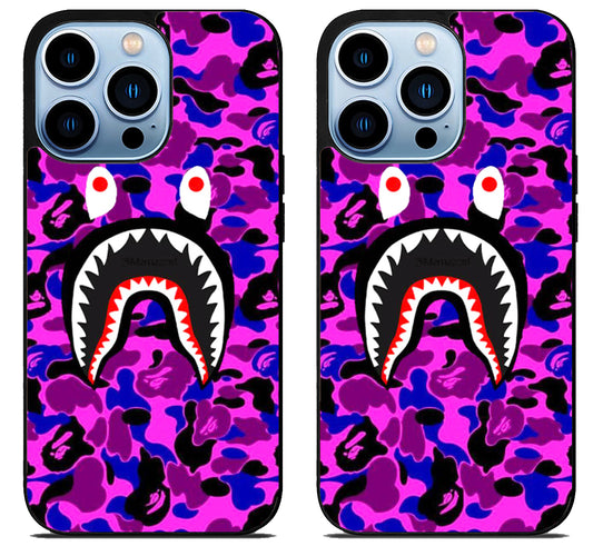 Bape Shark Camo iPhone 15 Pro | iPhone 15 Pro Max Case