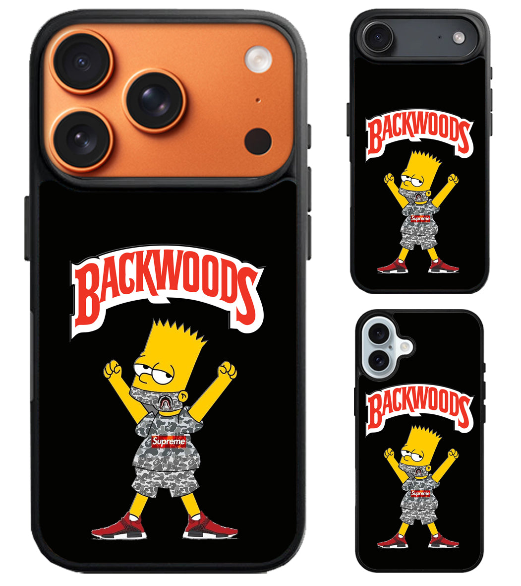Bart Shimpson Black Backwoods iPhone Air | iPhone 17 | 17 Pro | 17 Pro Max Case