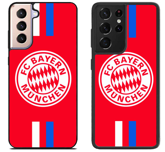 Bayern Munich Logo Cover Samsung Galaxy S21 | S21 FE | S21+ | S21 Ultra Case