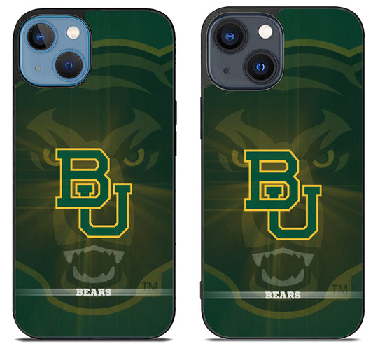 Baylor Bears Background iPhone 15 | iPhone 15 Plus Case