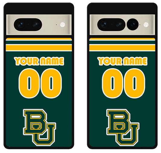 Custom Personalized Baylor Bears Google Pixel 7 | 7 Pro Case