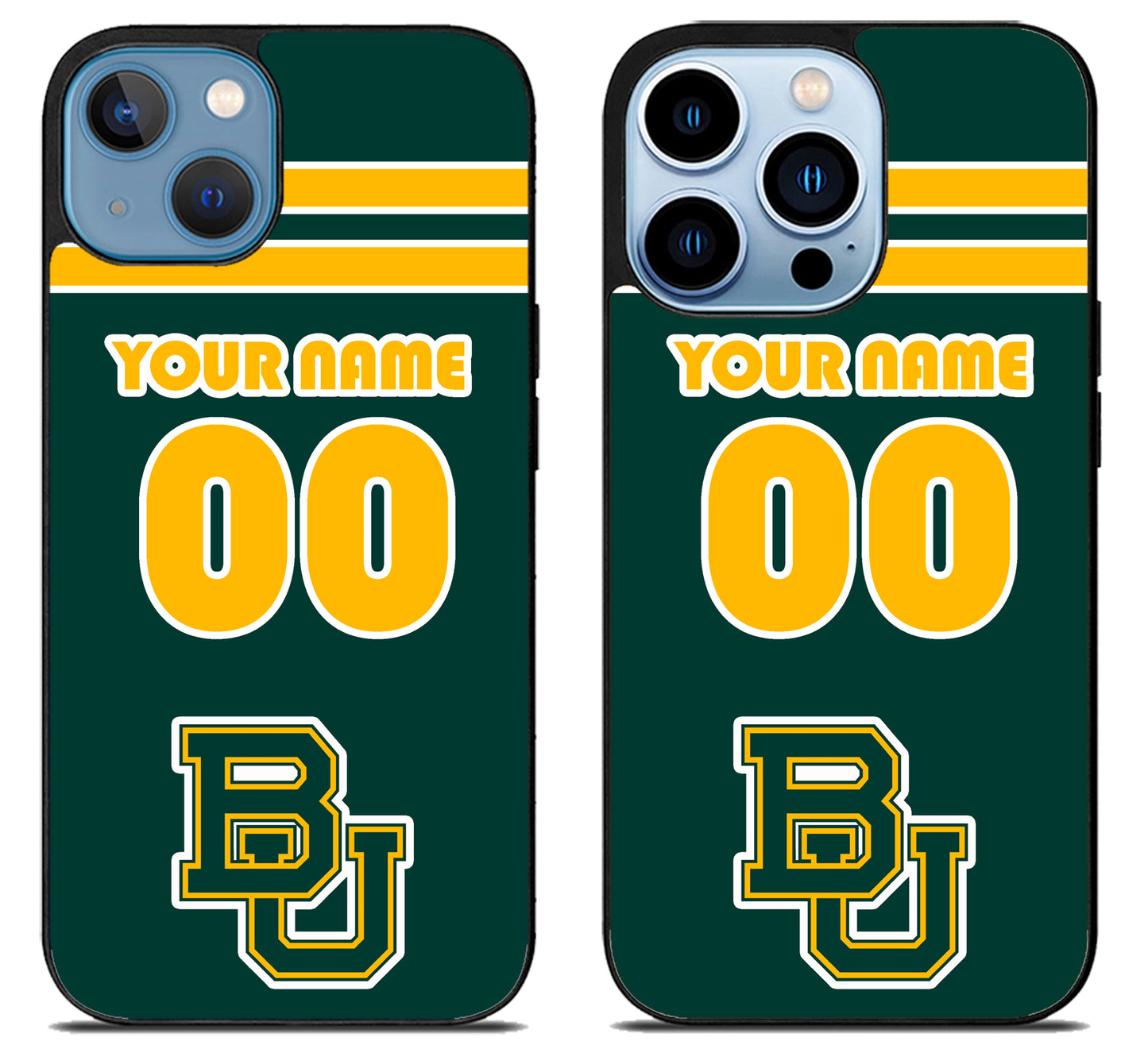 Custom Personalized Baylor Bears iPhone 13 | 13 Mini | 13 Pro | 13 Pro Max Case