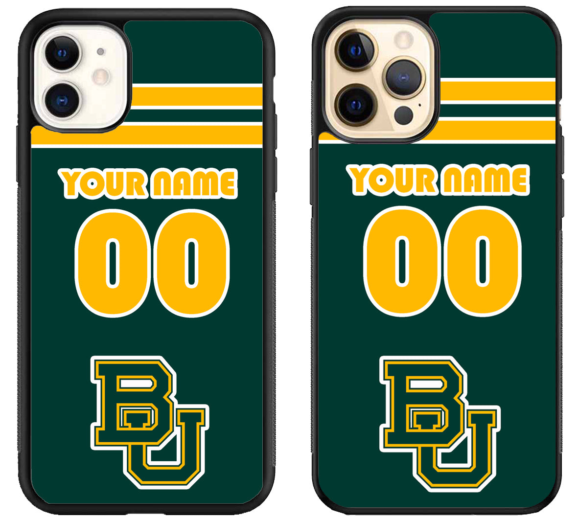 Custom Personalized Baylor Bears iPhone 12 | 12 Mini | 12 Pro | 12 Pro Max Case