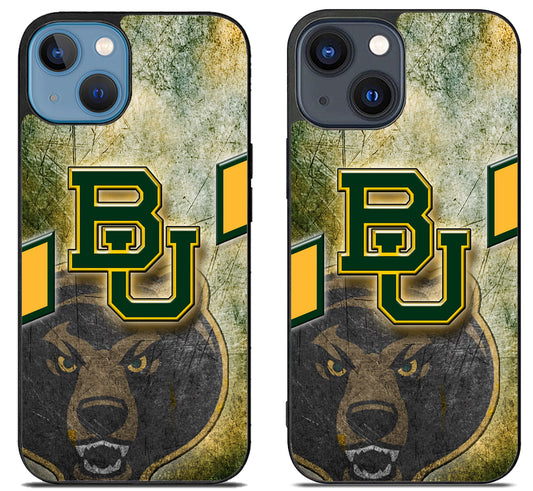 Baylor University Bears Background iPhone 15 | iPhone 15 Plus Case