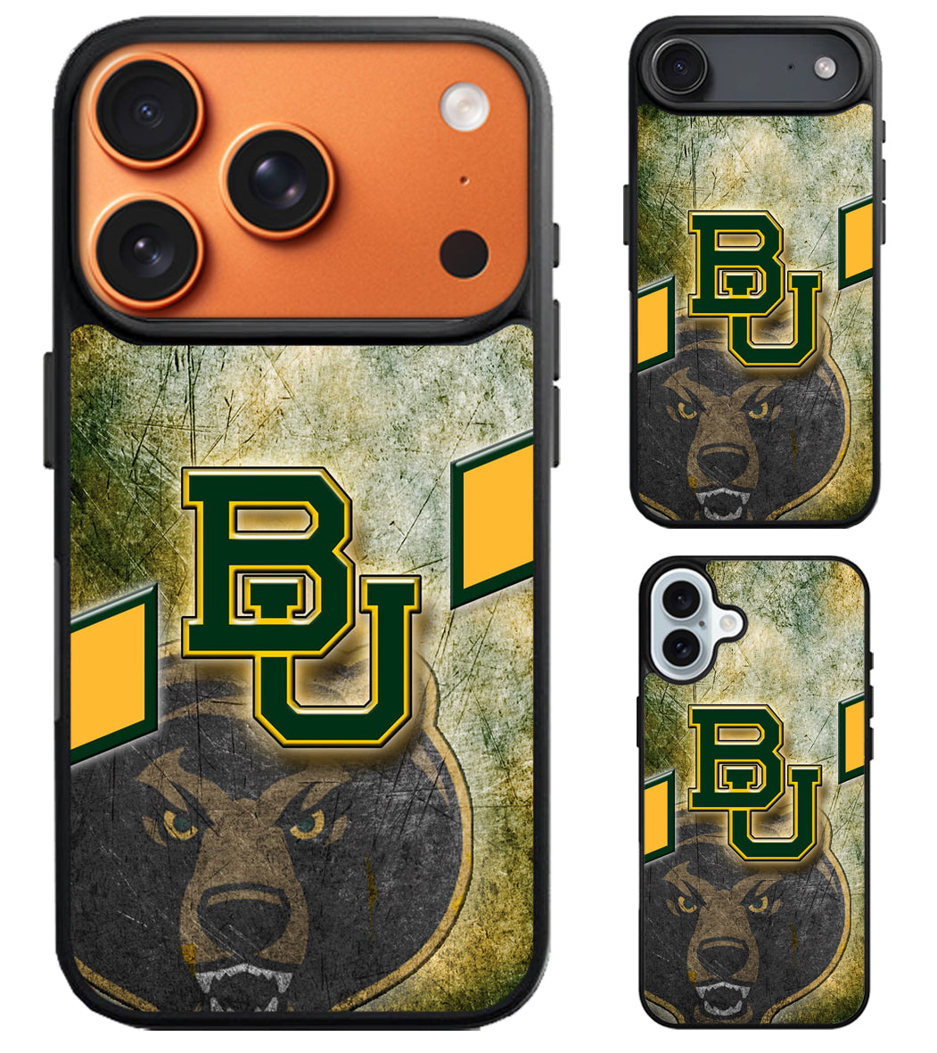 Baylor University Bears Background iPhone Air | iPhone 17 | 17 Pro | 17 Pro Max Case
