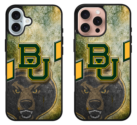 Baylor University Bears Background iPhone 16 | 16 Plus | 16 Pro | 16 Pro Max Case