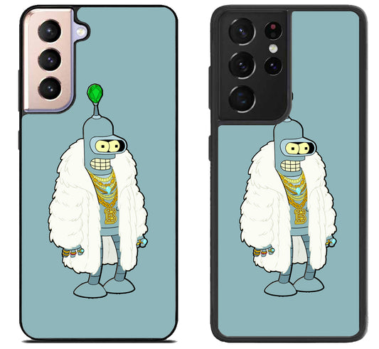 Bender Futurama Cool Samsung Galaxy S21 | S21 FE | S21+ | S21 Ultra Case