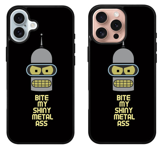 Bender Futurama Shiny Metal iPhone 16 | 16 Plus | 16 Pro | 16 Pro Max Case