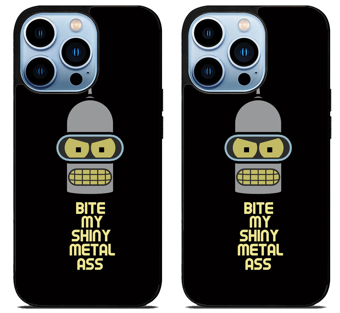 Bender Futurama Shiny Metal iPhone 15 Pro | iPhone 15 Pro Max Case