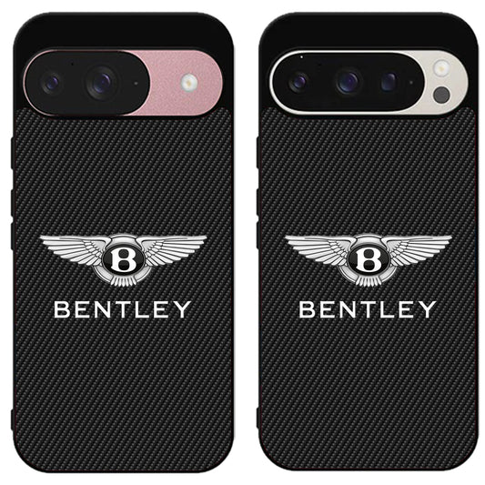 Bentley Logo Black Carbon Google Pixel 9 | 9 Pro | 9 Pro XL Case