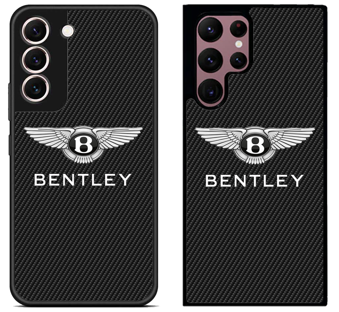 Bentley Logo Black Carbon Samsung Galaxy S22 | S22+ | S22 Ultra Case