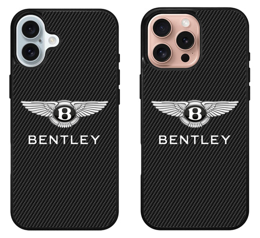 Bentley Logo Carbon iPhone 16 | 16 Plus | 16 Pro | 16 Pro Max Case