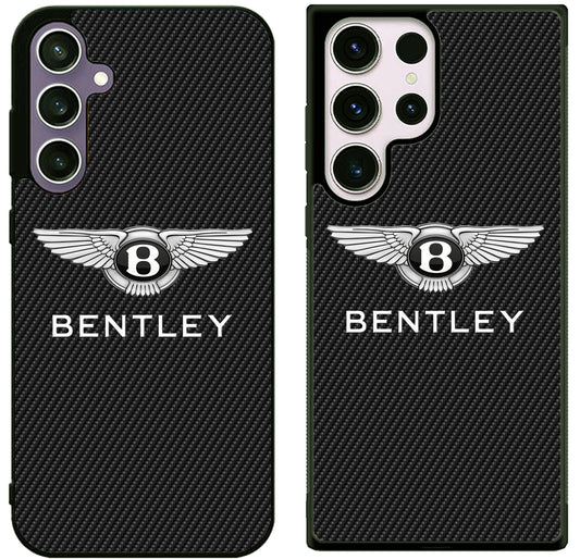 Bentley Logo Black Carbon Samsung Galaxy S25 | S25+ | S25 Ultra Case