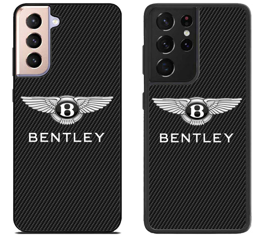 Bentley Logo Black Carbon Samsung Galaxy S21 | S21 FE | S21+ | S21 Ultra Case