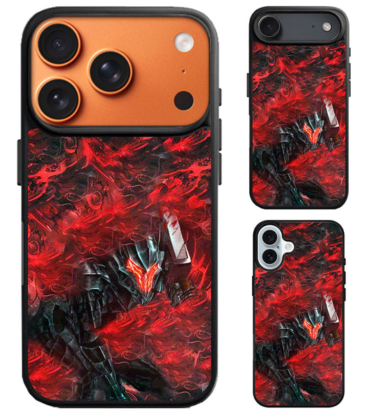 Berserk beast of darkness Red iPhone Air | iPhone 17 | 17 Pro | 17 Pro Max Case