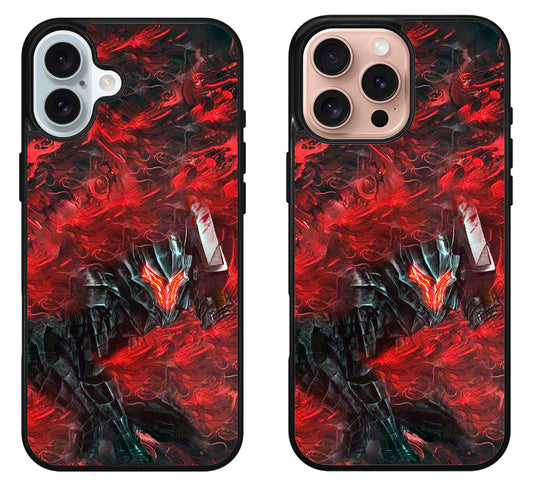 Berserk beast of darkness Red iPhone 16 | 16 Plus | 16 Pro | 16 Pro Max Case